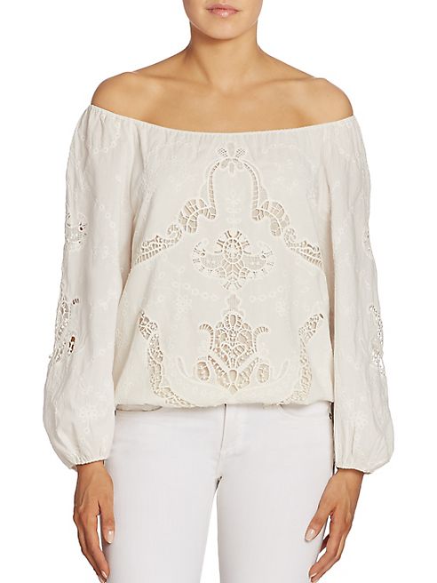 Alice + Olivia - Alta Peasant Top