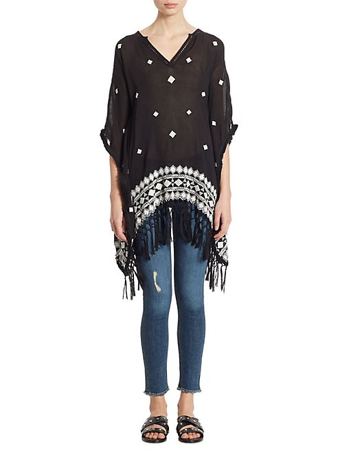 Alice + Olivia - Liana Embroidered Caftan