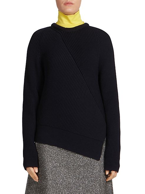 Cédric Charlier - Asymmetric Wool Sweater