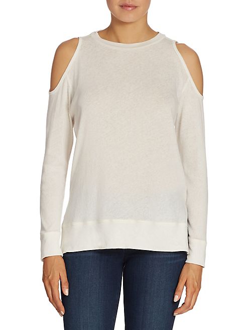 Alice + Olivia - Landon Cold-Shoulder Sweatshirt