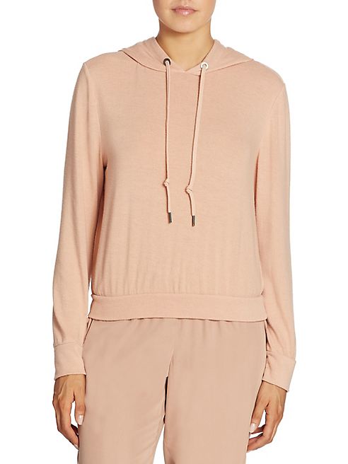 Alice + Olivia - Rowan Cropped Hooded Sweatshirt