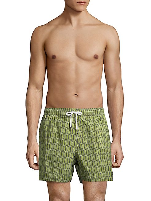 Dan Ward - Bicolor Feather Swim Trunks