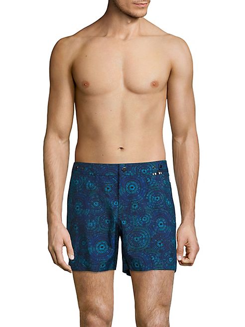 Dan Ward - Geometric Chrys Swim Trunks