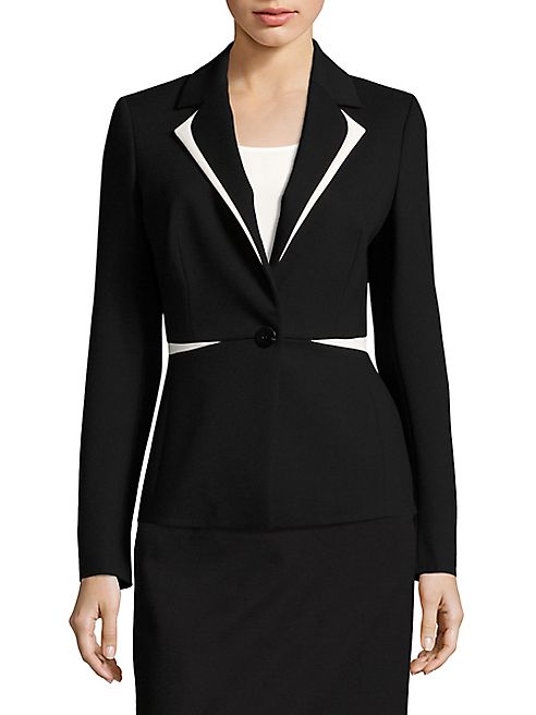 Escada - Bescana Monochrome One-Button Jacket