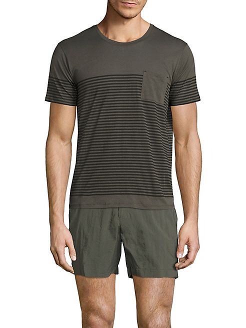 Dan Ward - Regular-Fit Striped Cotton Tee