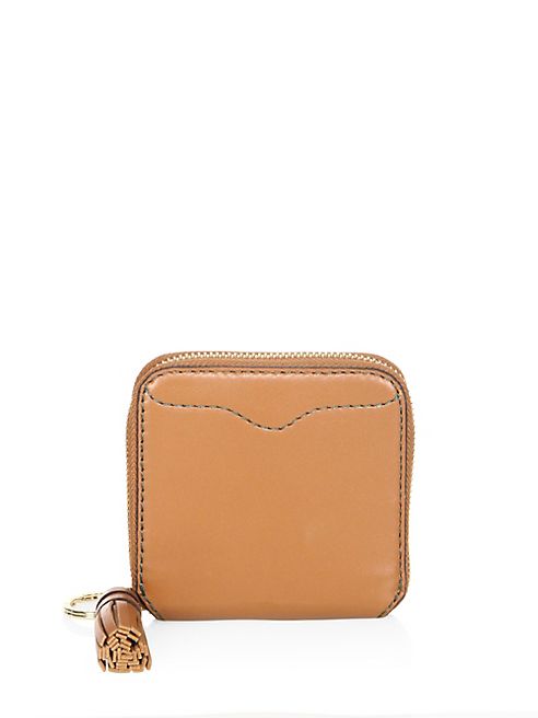 Rebecca Minkoff - Tassel Trim Mini Leather Wallet