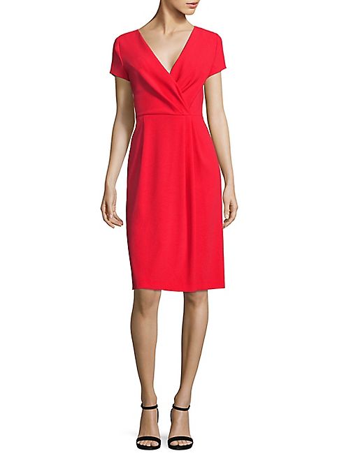 Escada - Dsipora Drape-Front Dress