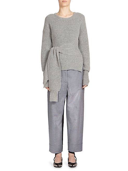 Cédric Charlier - Wool Tie Waist Sweater