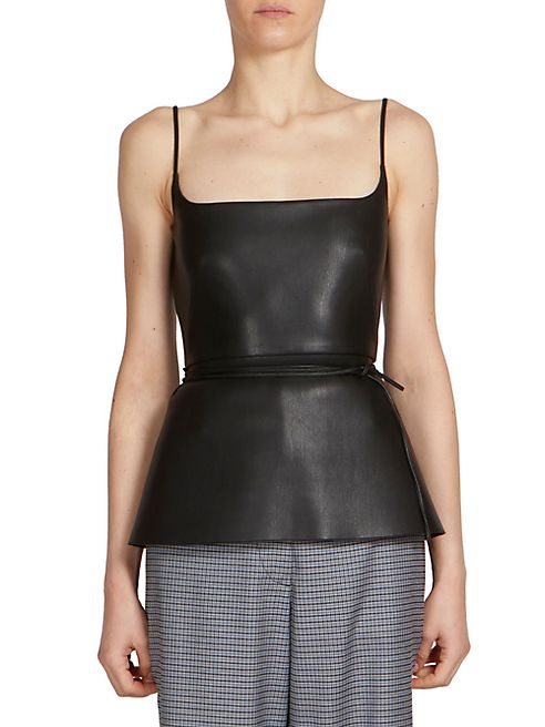 Cédric Charlier - Faux Leather Top