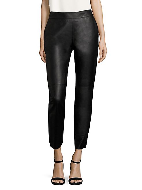 Escada - Lunana Cropped Leather Pants