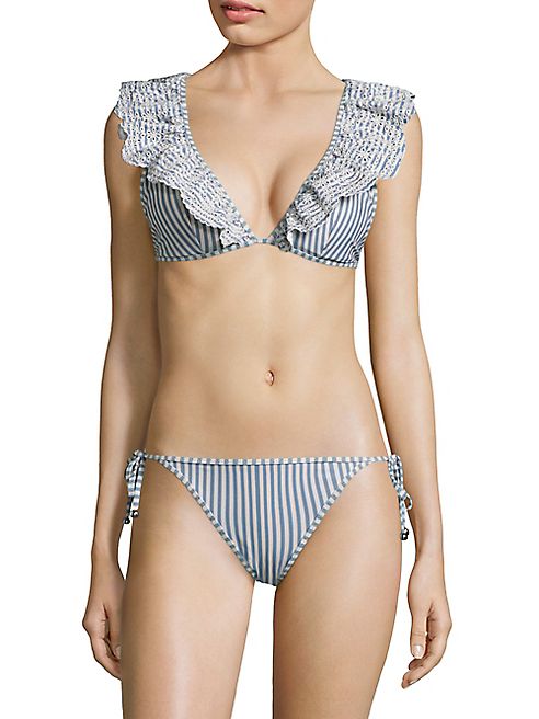 Zimmermann - Meridian Striped Two-Piece Bikini