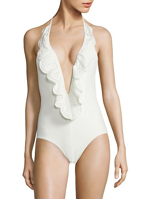 Zimmermann - Meridian One-Piece Frill Swimsuit