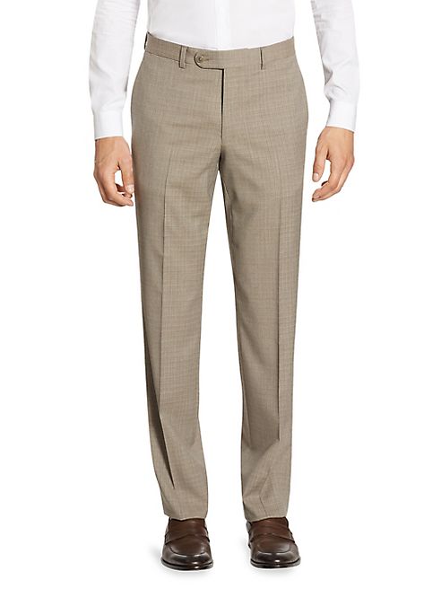 Saks Fifth Avenue Collection - Jack Victor Slim-Fit Wool Trousers