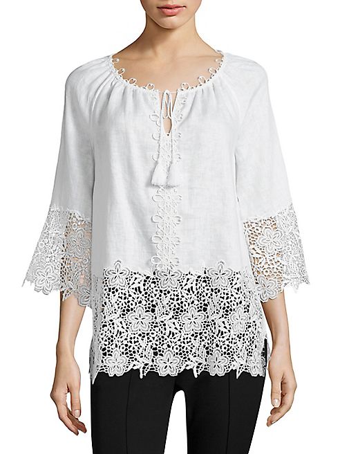 Elie Tahari - Mariella Lace Blouse