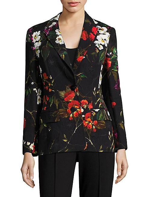 Escada - Bartly Floral Jacquard Jacket