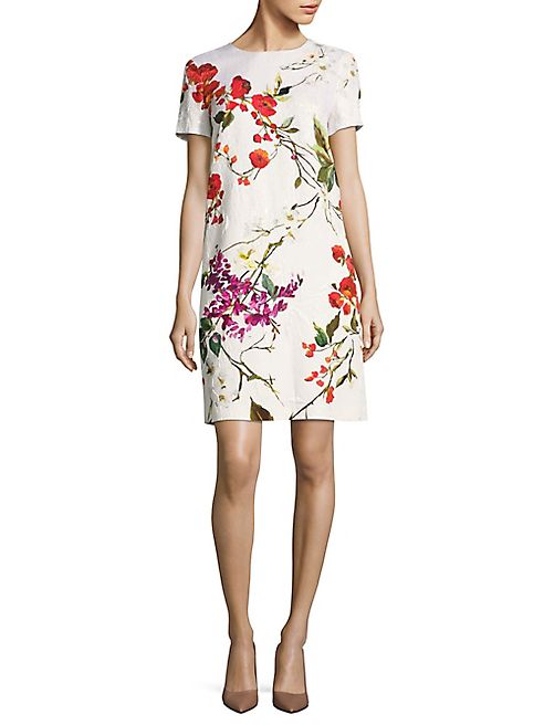 Escada - Divisu Floral-Print Shift Dress