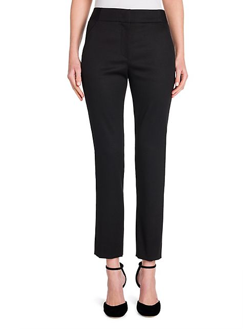 Giorgio Armani - Magic Straight Virgin Wool Ankle Pants