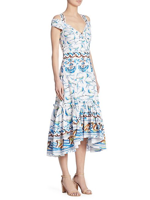 Peter Pilotto - Bird-Print Cotton Dress