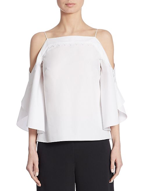 Peter Pilotto - Cotton Cold Shoulder Top