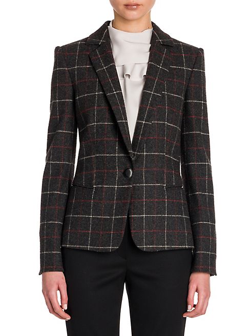 Giorgio Armani - Windowpane Flannel Wool Jacket