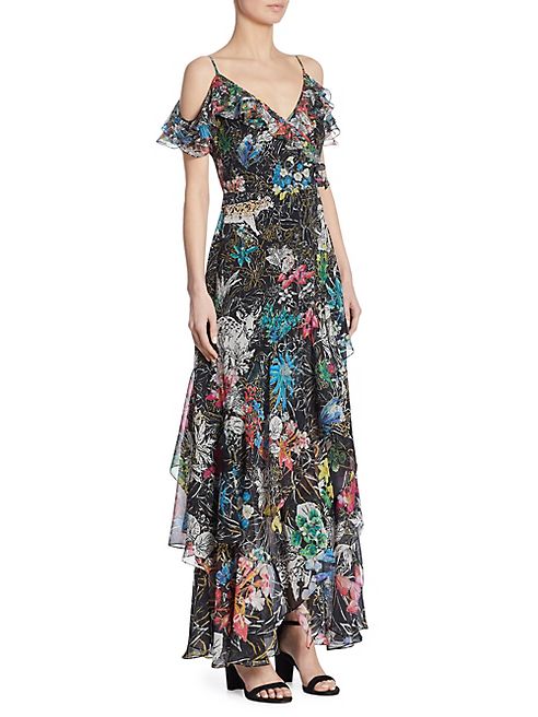 Peter Pilotto - Silk Floral-Print Gown