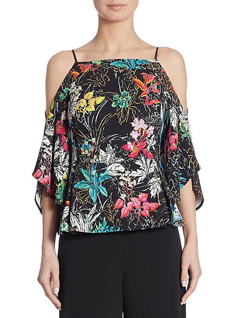 Peter Pilotto - Floral-Print Stretch Top