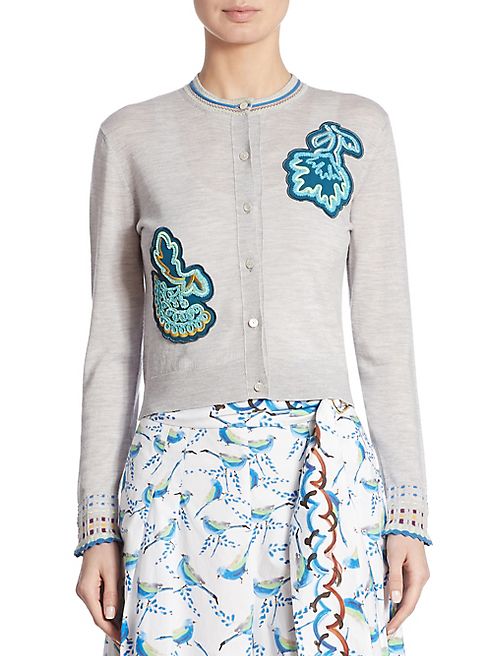 Peter Pilotto - Wool Button Front Cardigan