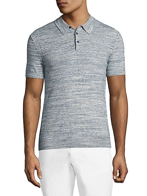 Michael Kors - Heather Midnight Regular-Fit Polo