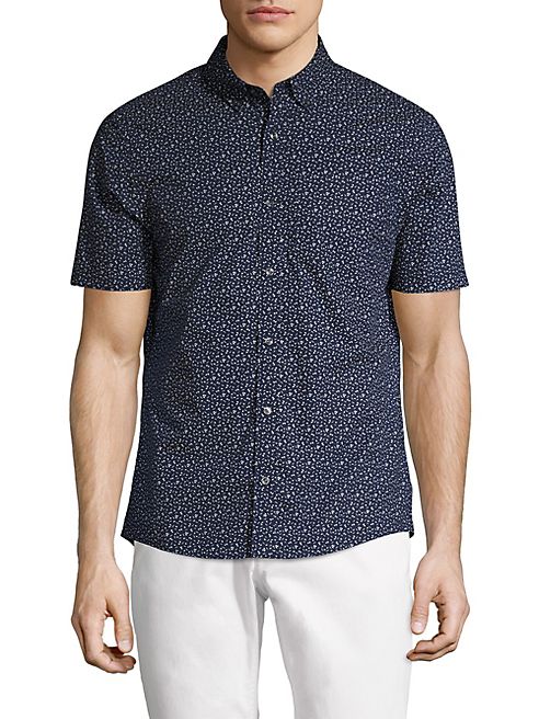 Michael Kors - Otis Print Slim Fit Button-Down Shirt