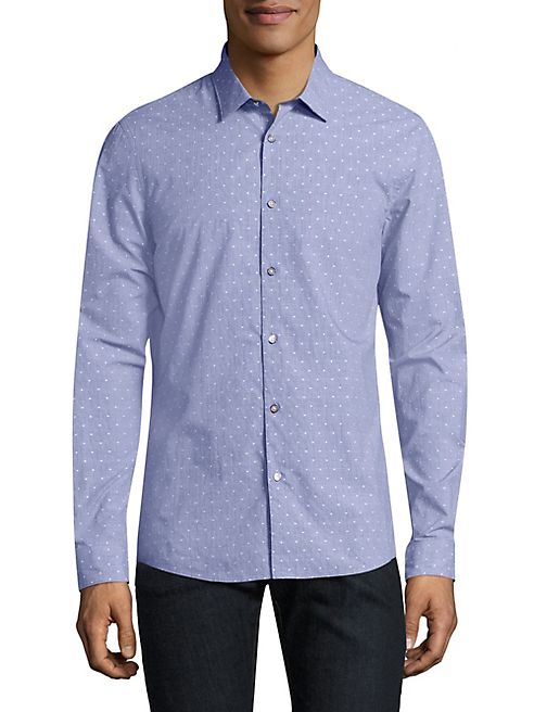 Michael Kors - Dot-Print Cotton Shirt