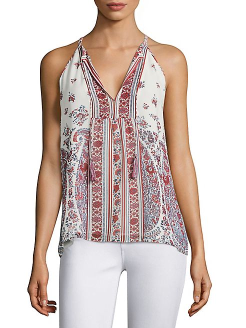 Joie - Shara H Paisley-Print Silk Top