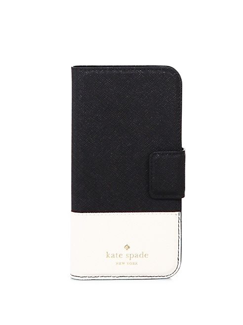 Kate Spade New York - Colorblocked Leather iPhone 7 Case