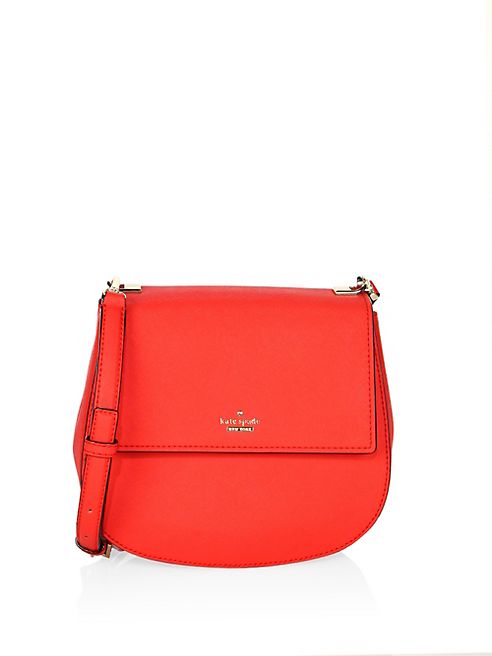 Kate Spade New York - Byrdie Saffiano Leather Saddle Bag