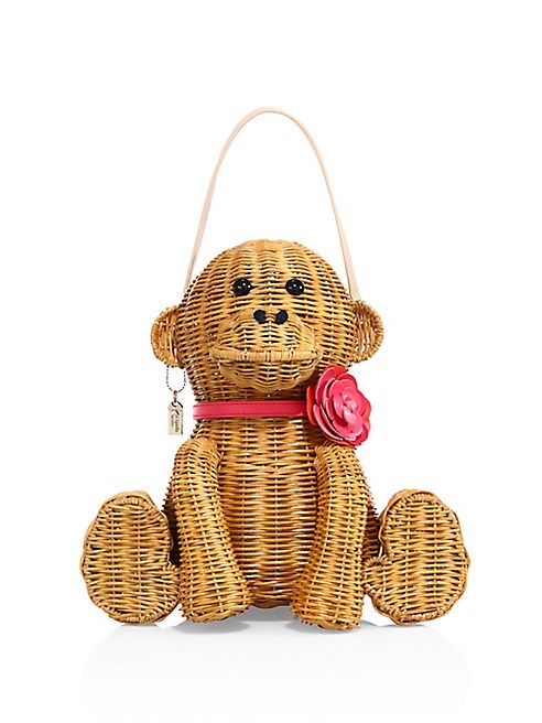 Kate Spade New York - Rambling Roses Wicker Monkey Bag