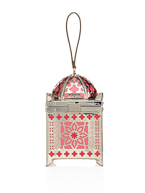 Kate Spade New York - Rambling Roses Metallic Lantern Wristlet