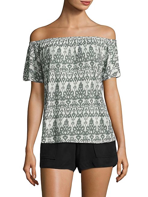 Joie - Soft Joie Castiel Off-The-Shoulder Ikat Top