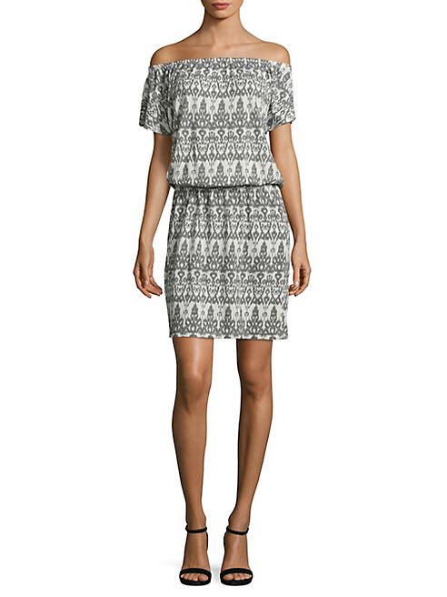 Joie - Soft Joie Danyale Off-The-Shoulder Ikat Dress