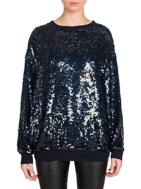 Stella McCartney - Silk Sequin Sweatshirt