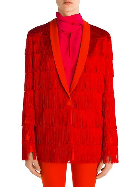 Stella McCartney - Tia Wool Fringe Jacket