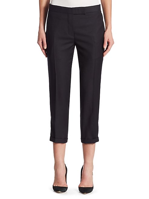 Thom Browne - Wool Cropped Trouser