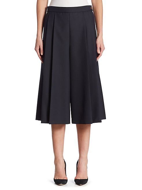 Thom Browne - Pleated Wool Culotte