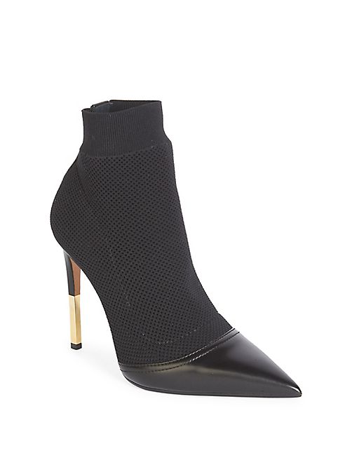 Balmain - Aurore Stretch Point Toe Booties