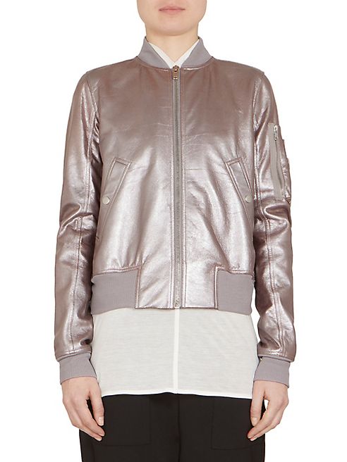 Rick Owens - Flight Leather Bomber Jacket