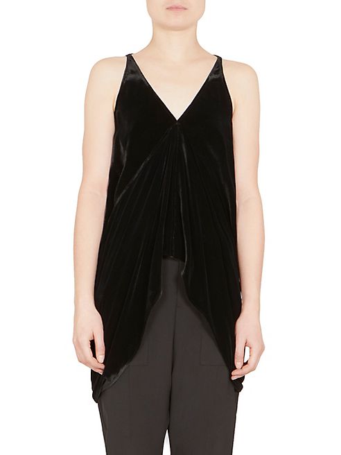 Rick Owens - V-Neck Velvet Tank