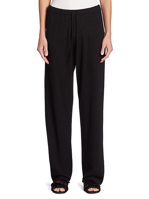 The Row - Pepita Cashmere & Silk Pants