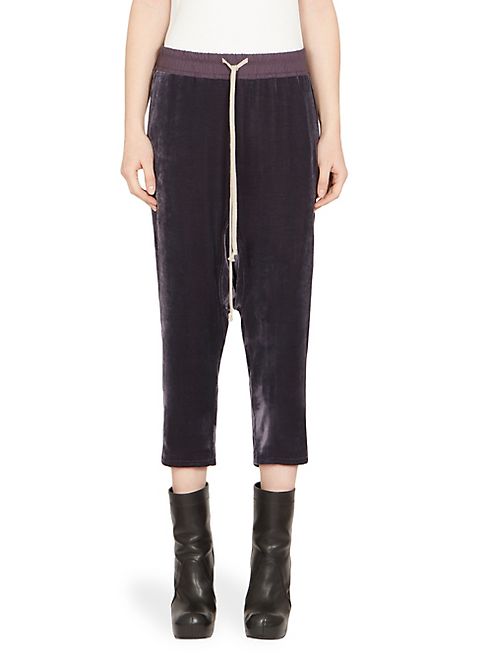 Rick Owens - Drawstring Cropped Pants