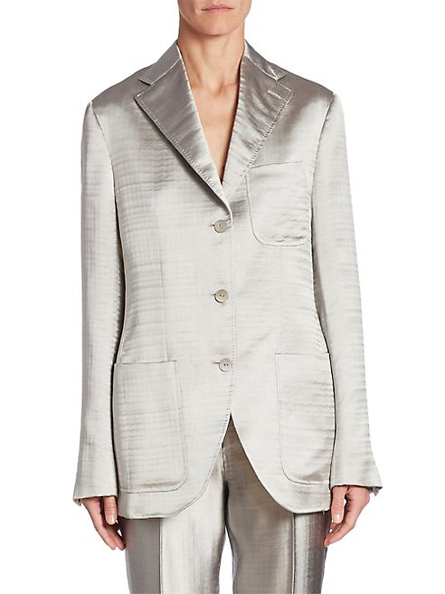 The Row - Posner Wool & Silk Jacket