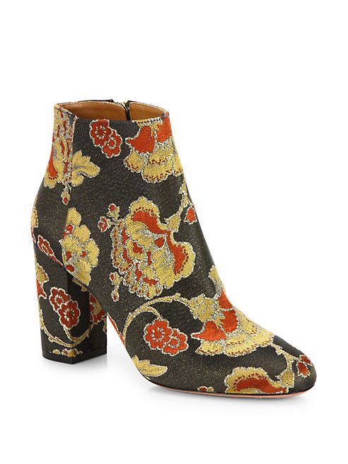 Aquazzura - Brooklyn Floral Booties