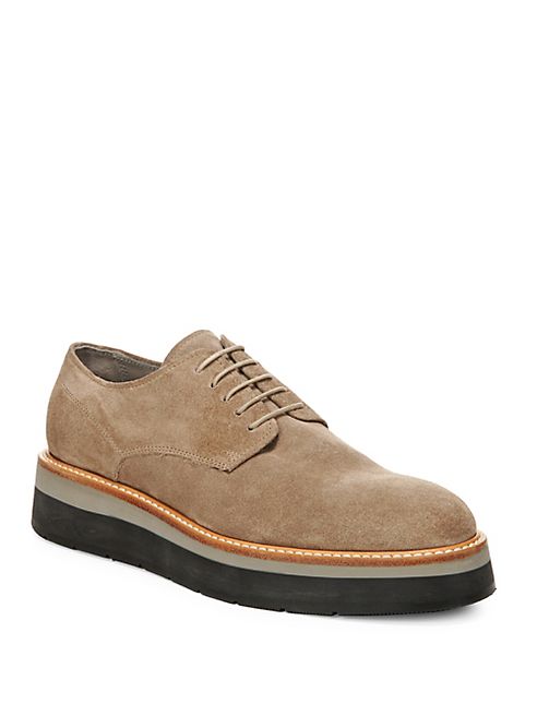 Vince - Drystan Leather Platform Oxfords