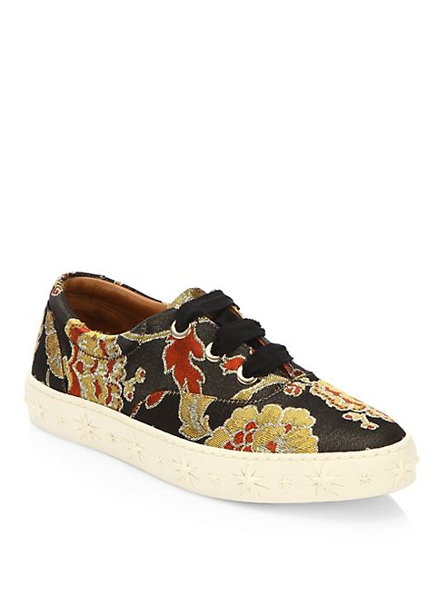 Aquazzura - Crosby Floral Sneakers